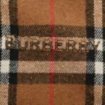 Burberry 24Fw Striped Embroidered Horse Baseball Jacket