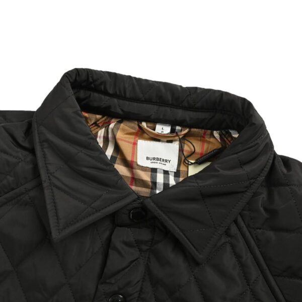 Burberry Diamond-patterned multi-pocket padded jacket