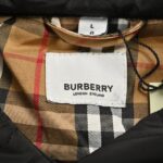 Burberry Diamond-patterned multi-pocket padded jacket