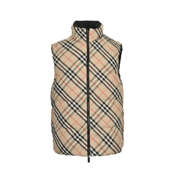 Burberry 24Fw Diamond Pattern Reversible Down Vest