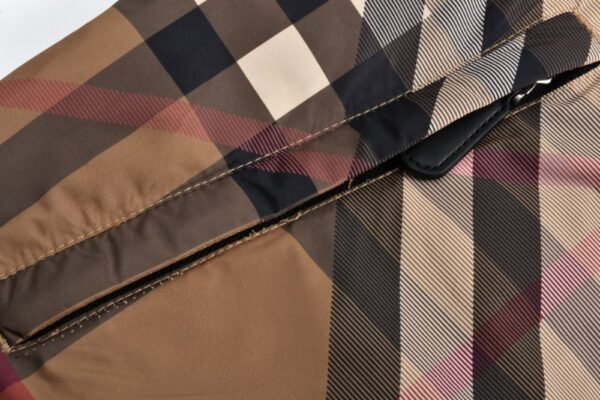 Burberry  23SS Layered Check Zip-Up Hooded Jacket