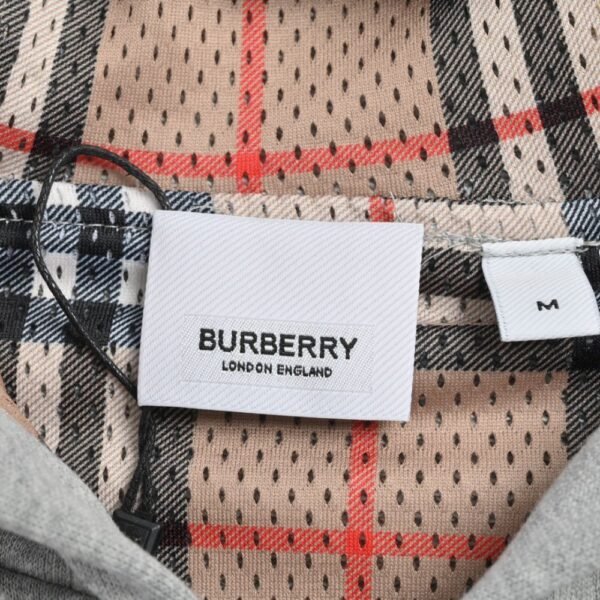 Burberry 21Fw Check hooded jacket Grey