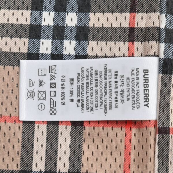 Burberry 21Fw Check hooded jacket Grey