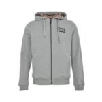 Burberry 21Fw Check hooded jacket Grey