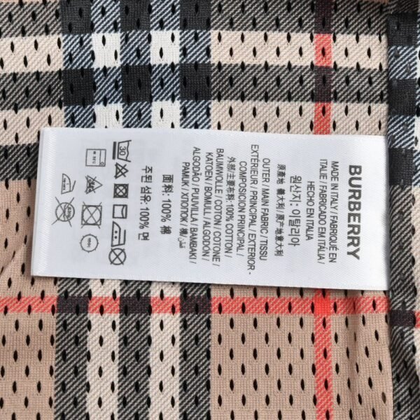 Burberry 21Fw Check hooded jacket