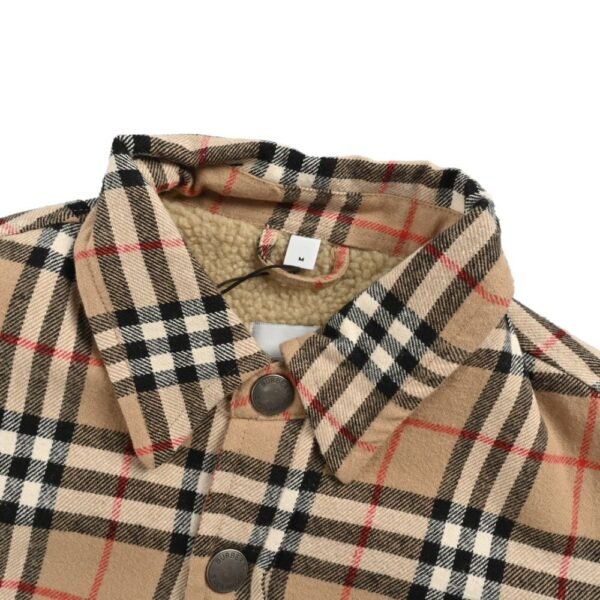 Burberry 22Fw Classic Check Sherpa Jacket