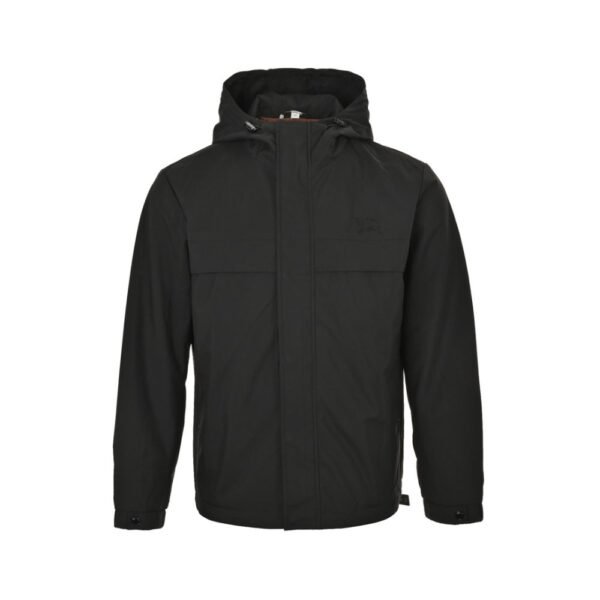 Burberry 24Fw Padded hooded jacket Black