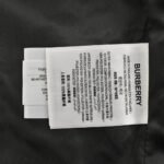 Burberry 24Fw Padded hooded jacket Black