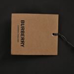 Burberry 24Fw Padded hooded jacket Black