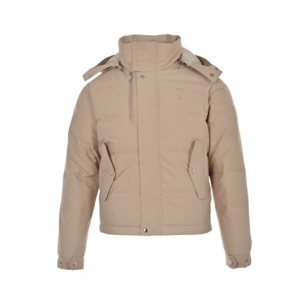 Burberry Hooded down jacket Black Khaki