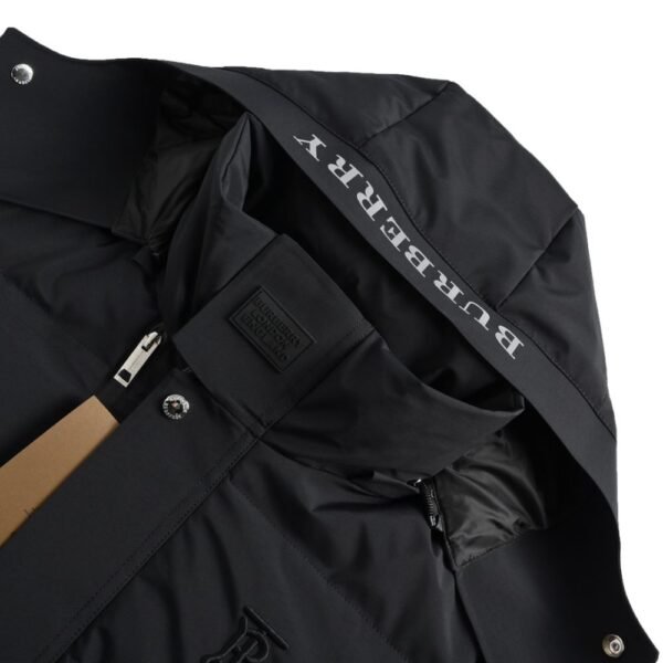 Burberry Hooded down jacket Black