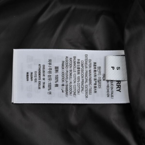 Burberry Hooded down jacket Black