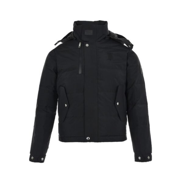 Burberry Hooded down jacket Black
