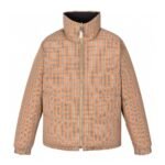 Burberry Double-faced small check down jacket