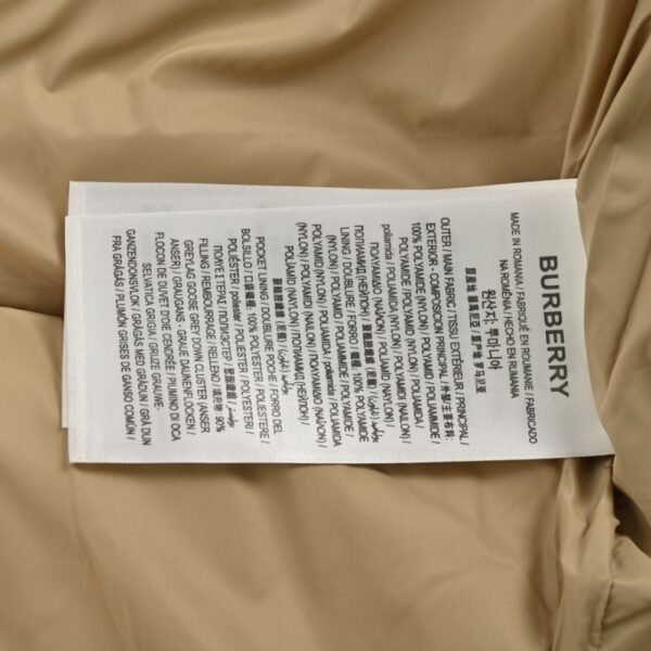 Burberry 21Fw Down Jacket Khaki