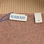 Burberry Zip-up cashmere sweater jacket with diamond pattern