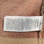 Burberry Zip-up cashmere sweater jacket with diamond pattern