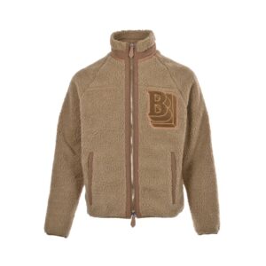 Burberry 22Fw Overlapping Lettering Sherpa Jacket