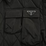 Prada 24Fw Multi-pocket double-sided zipper thin cotton jacket