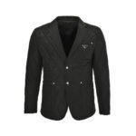 Prada 24Fw Triangle logo thin cotton jacket