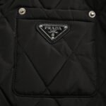 Prada 24Fw Triangle logo thin cotton jacket