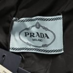 Prada Triangle logo nylon cotton jacket