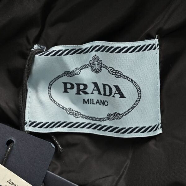 Prada Triangle logo nylon cotton jacket