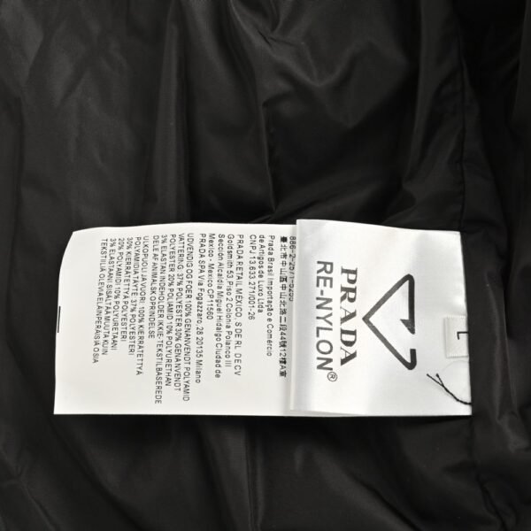 Prada Triangle logo nylon cotton jacket