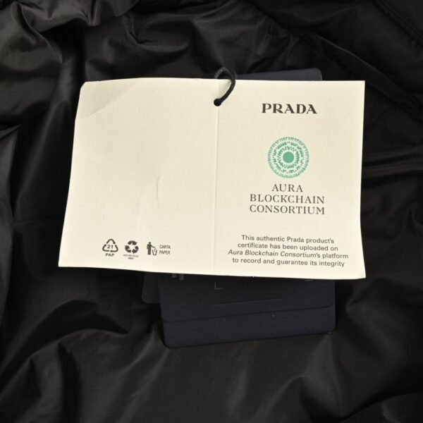 Prada Triangle logo nylon cotton jacket