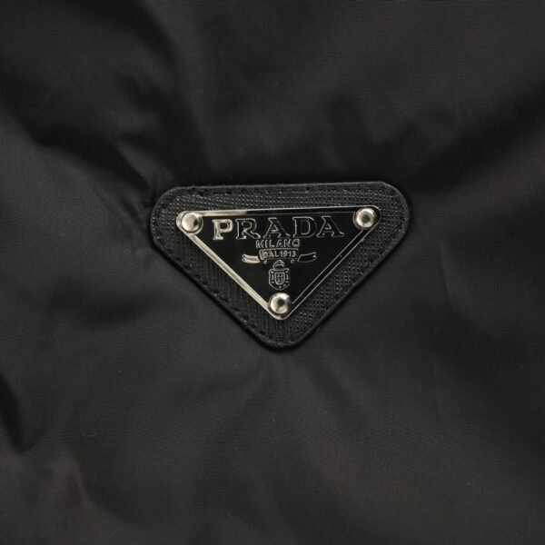 Prada Triangle logo nylon cotton jacket