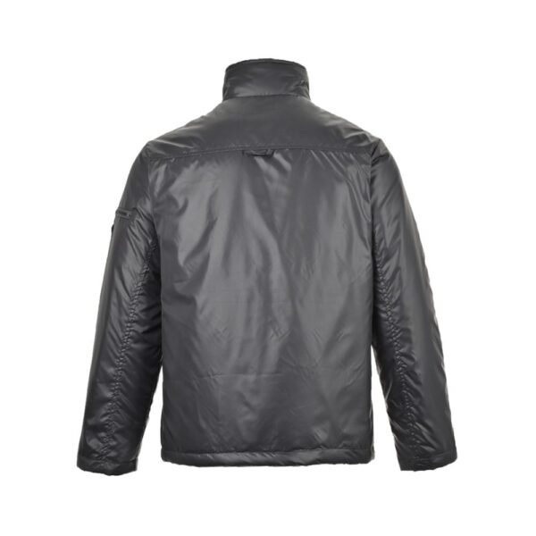 Prada 23Fw Red Striped Padded Jacket