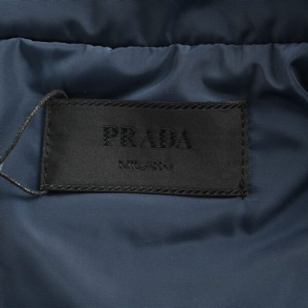 Prada 23Fw Red Striped Padded Jacket