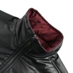 Prada 23Fw Red Striped Padded Jacket