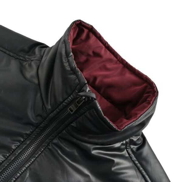 Prada 23Fw Red Striped Padded Jacket