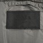 Prada 24Fw Apricot Triangle Logo Down Jacket