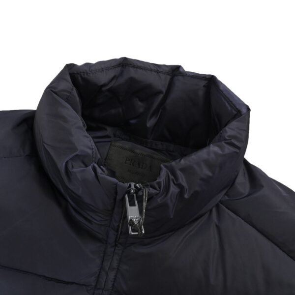 Prada 24Fw Apricot Triangle Logo Down Jacket