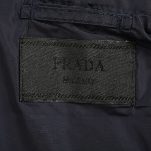 Prada 24Fw Apricot Triangle Logo Down Jacket