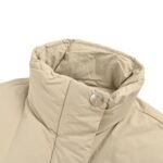 Prada 24Fw Apricot Triangle Logo Down Jacket