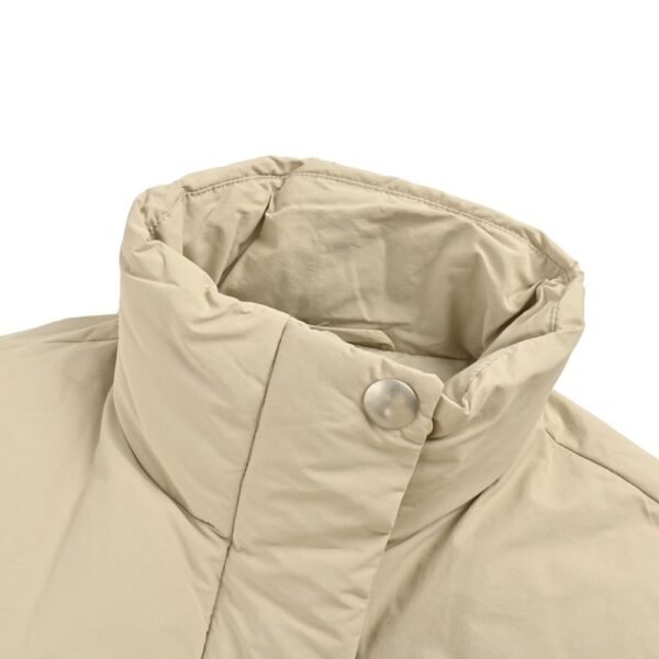 Prada 24Fw Apricot Triangle Logo Down Jacket