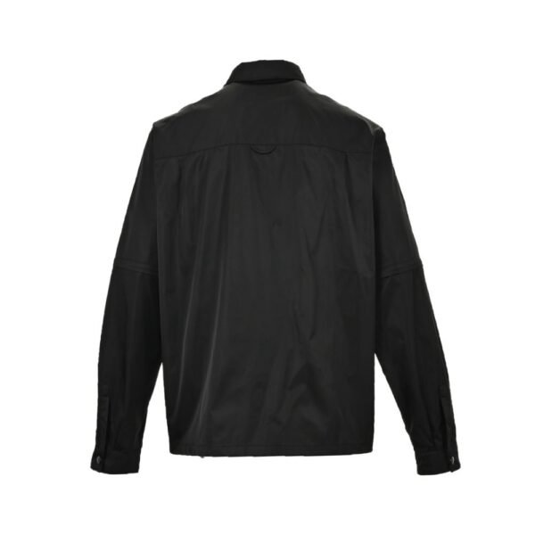 Prada 23Fw Multi-functional Nylon Shirt Jacket with Detachable Sleeves