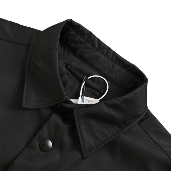 Prada 23Fw Multi-functional Nylon Shirt Jacket with Detachable Sleeves