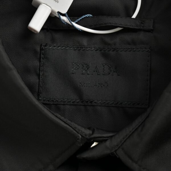 Prada 23Fw Multi-functional Nylon Shirt Jacket with Detachable Sleeves