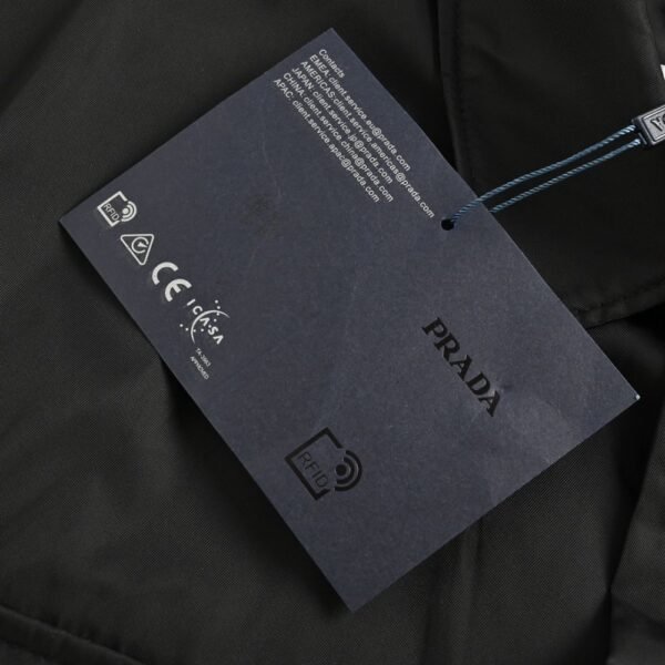 Prada 23Fw Multi-functional Nylon Shirt Jacket with Detachable Sleeves