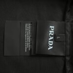 Prada 23Fw Multi-functional Nylon Shirt Jacket with Detachable Sleeves