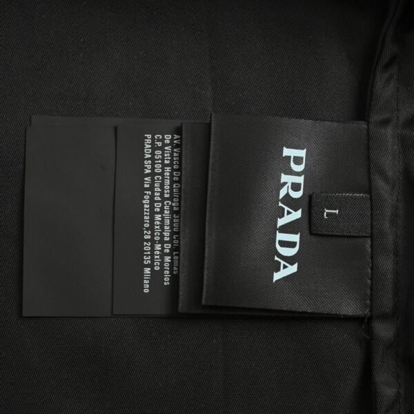 Prada 23Fw Multi-functional Nylon Shirt Jacket with Detachable Sleeves