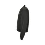 Prada Triangle 24Fw Triangle Logo Thin Cotton Baseball Jacket Black