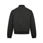 Prada Triangle 24Fw Triangle Logo Thin Cotton Baseball Jacket Black