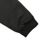 Prada Triangle 24Fw Triangle Logo Thin Cotton Baseball Jacket Black