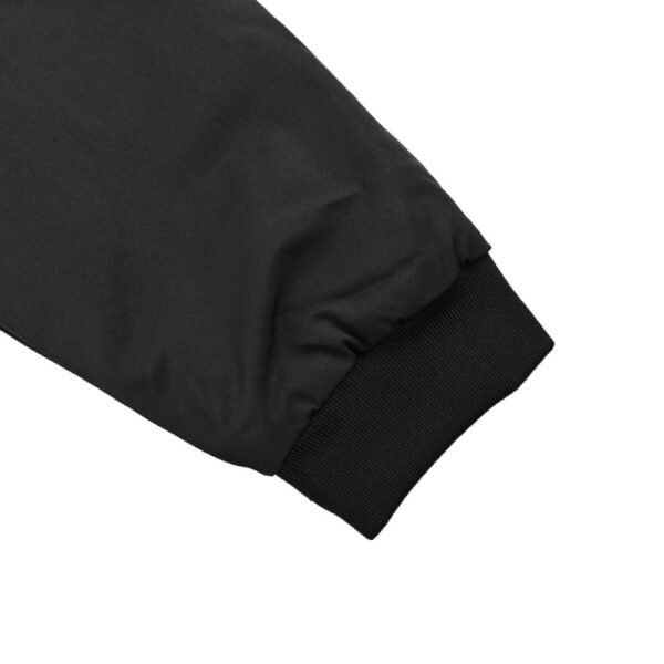Prada Triangle 24Fw Triangle Logo Thin Cotton Baseball Jacket Black