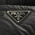 Prada Nylon Classic triangle logo down jacket